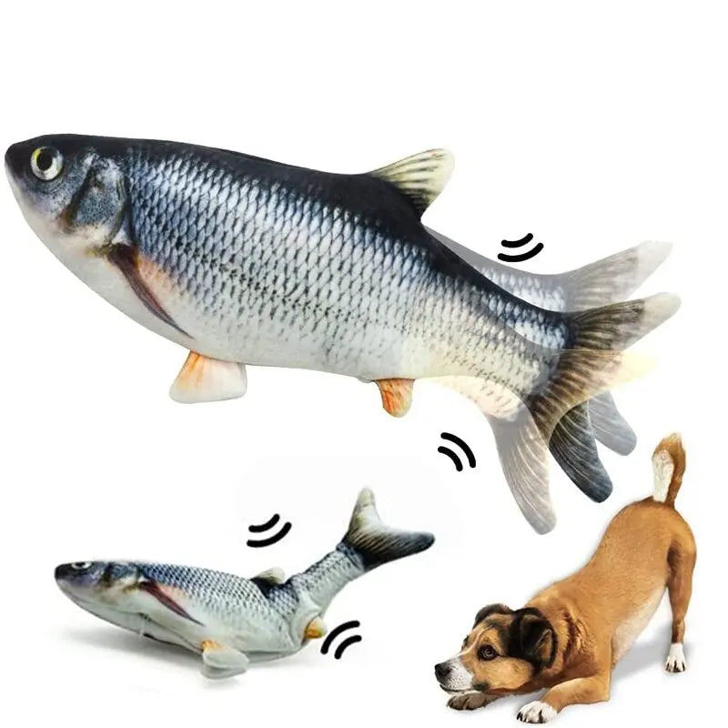 Silly Salmon Floppy Fish Dog and Cat Toy with USB Charging