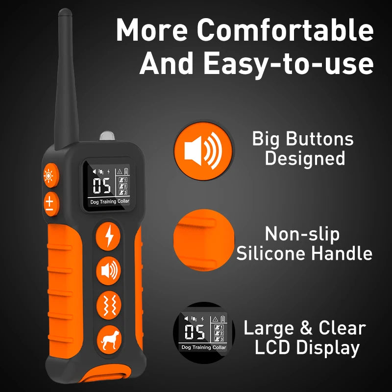 Remote Control Dog Training Collar Multifunction - 3300 Ft Range