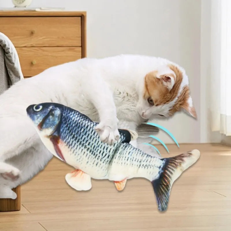 Silly Salmon Floppy Fish Dog and Cat Toy with USB Charging